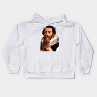 German astronomer Johannes Kepler illustration Kids Hoodie